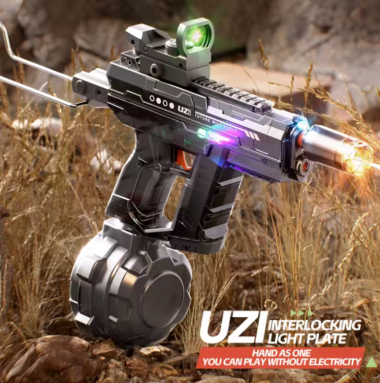 WhaterStrike® Power Spalsh™ UZI Pistolet à eau avec Air Haute Pression